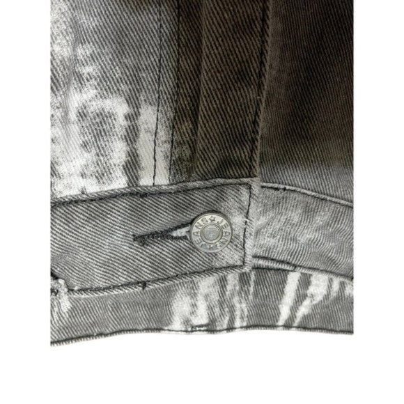 Shein women‎ high-waisted jean with print grey  and white size L - Picture 9 of 13